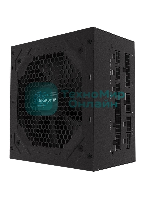 Блок питания Gigabyte P750GM (GP-P750GM), 750Вт, 80 PLUS Gold, 120мм, модульный, черный