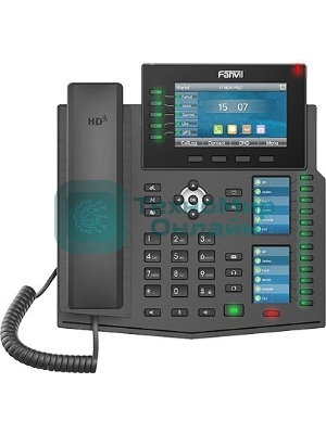 Телефон IP Fanvil X6U черный