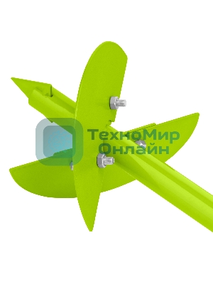 Бур лопастной со сменными ножами Сибртех, 1000 мм, диаметр 150 мм, 200 мм