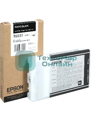 Картридж струйный Epson C13T603100 черный (220 мл) для Epson Sty Pro 7800/9800/7880/9880