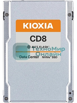 Накопитель SSD Toshiba PCIe 4.0 x4 3.84TB KCD8XRUG3T84 CD8-R Kioxia 2.5
