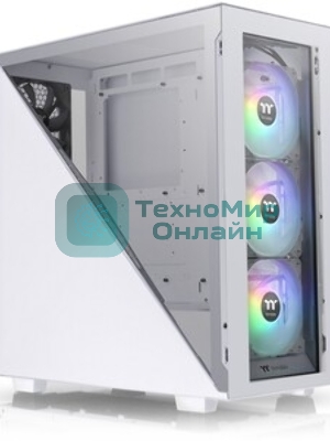 Компьютерный корпус Thermaltake Divider 300 TG ARGb белый без БП ATX 2x120мм 2xUSB 3.0 audio front door bott PSU