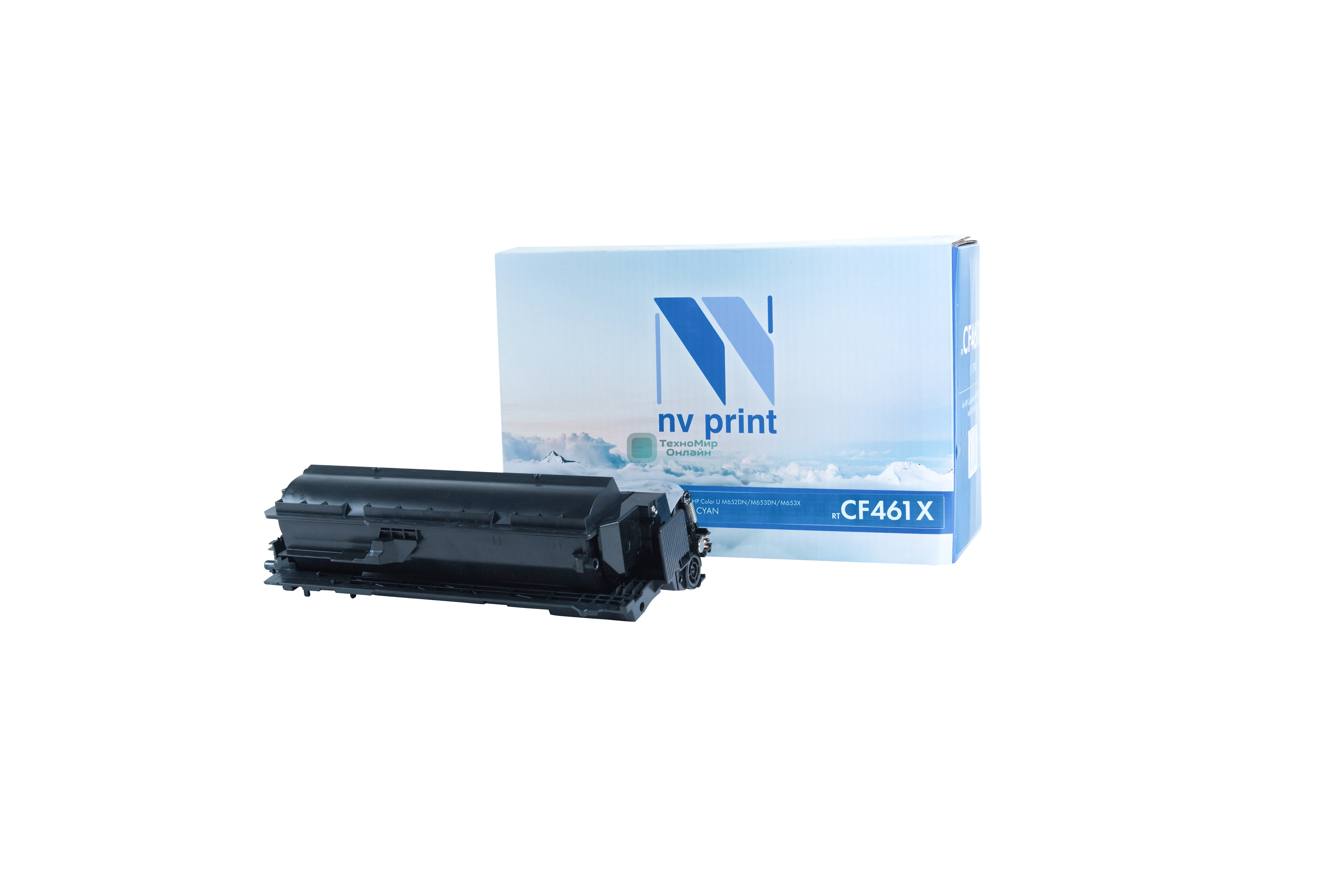 Картридж лазерный NVPrint совместимый NV-CF461X Голубой для HP Color Laser Jet M652DN/M653DN/M653X (22000k)