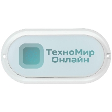 Светильник светодиодный ДПО 4012 12Вт 4000К IP54 овал бел. IEK LDPO0-4012-12-4000-K01