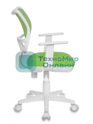 Кресло Бюрократ CH-W797/SD/TW-18 салатовый, сетка/ткань, 120 кг, механизм качания