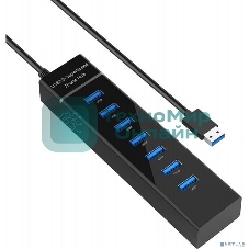 USB-концентратор USB KS-is KS-569 1xUSB 3.0 6xUSB 2.0 F в USB 3.0 Type A M с БП