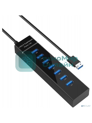 USB-концентратор USB KS-is KS-569 1xUSB 3.0 6xUSB 2.0 F в USB 3.0 Type A M с БП
