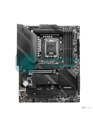 Материнская плата MSI MAG Z790 TOMAHAWK WIFI, LGA 1700, Intel Z790, 4xDDR5, 7xSATA, 4xM.2, 1xPCIe 4.0 x4, 1xPCIe 5.0 x16, 1xHDMI, 1xDP, 1x2.5Gb LAN, 4xUSB-A 3.2 Gen 1, 4xUSB-A 3.2 Gen 2, 1xUSB-C 3.2 Gen 2, 1xUSB-C 3.2 Gen 2x2, 5x3.5 мм, 7.1, Standard-ATX