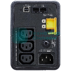 Источик бесперебойного питания APC Back-UPS 500VA/300W, 230V, 3xC13, USB, Data/DSL protect.,1 year warranty