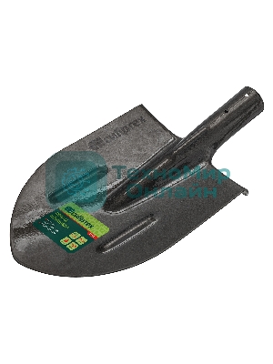 Лопата штыковая Сибртех, 205х290, ребра жесткости, рессорная сталь, 0,7 кг, без черенка