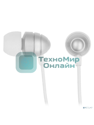 Наушники проводные Dialog EP-F55 серебристый, внутриканальные, Jack 3.5 мм