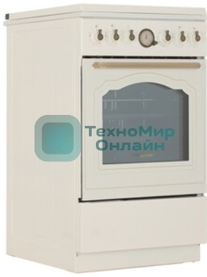 Плита газовая Gorenje GGI5BCLI бежевый, конфорок 4 газовых, духовка 67 л, 50 см x 85 см x 59.4 см