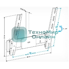 Кронштейн для телевизора Holder LCD-T4612 черный 32
