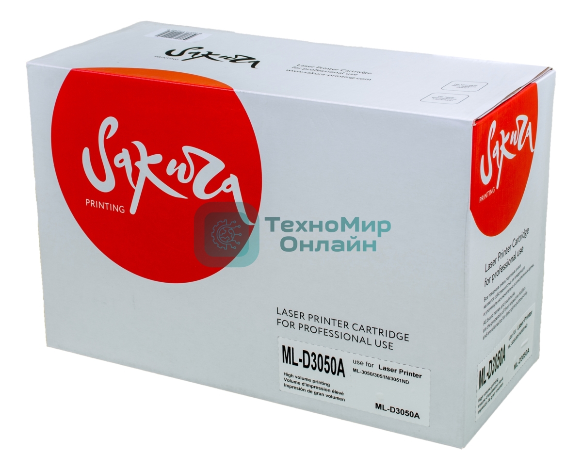 Картридж лазерный Sakura MLD3050A для Samsung ML-3050/3051N/3051ND, черный, 4000 к.