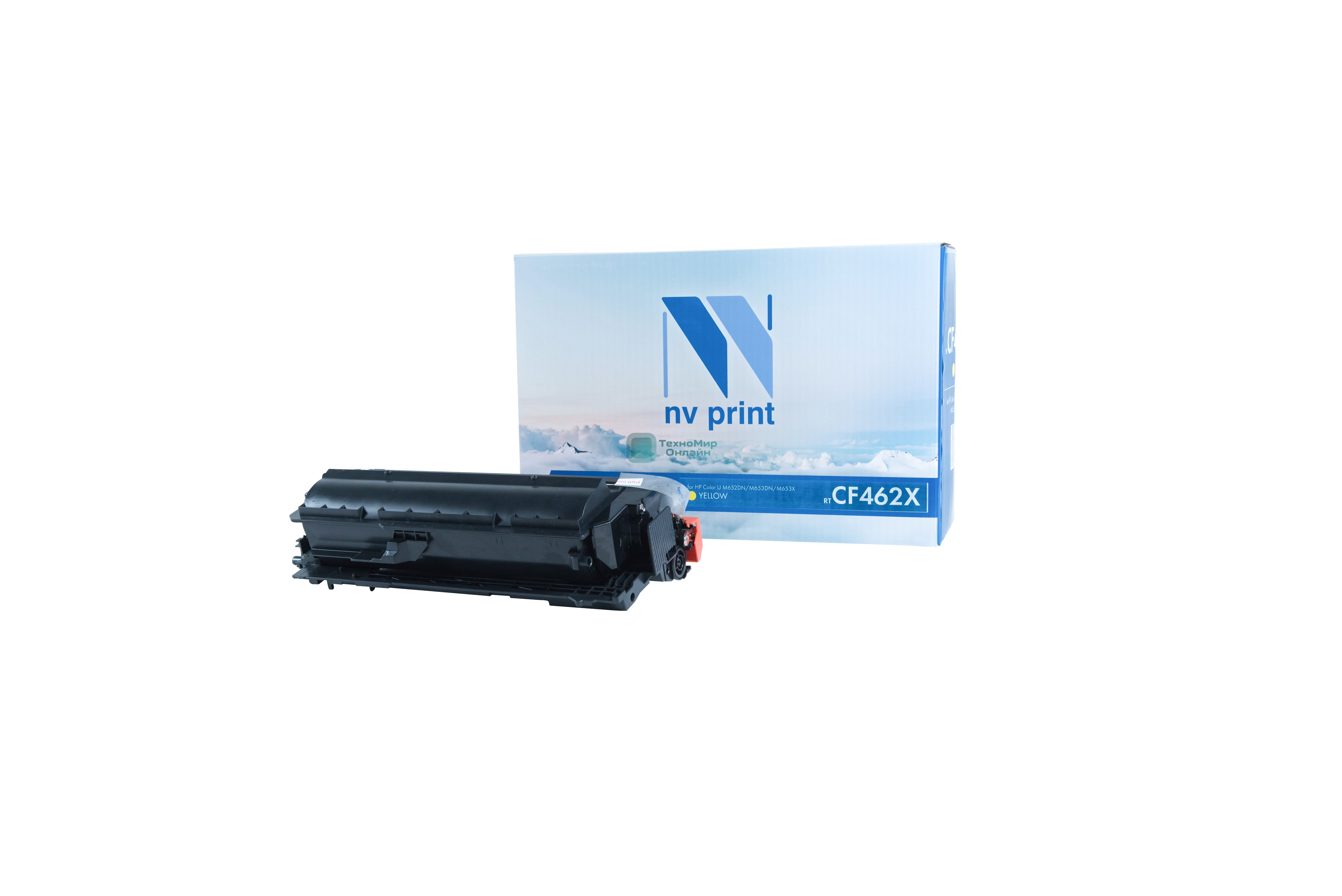 Картридж лазерный NVPrint совместимый NV-CF462X Yellow для HP Color Laser Jet M652DN/M653DN/M653X (22000k)