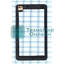 Сенсорное стекло (тачскрин) для Irbis TZ48, черное с рамкой