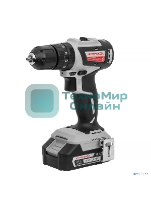 Дрель-шуруповерт ИНТЕРСКОЛ ДАУ-10/18В 44 МиниМАКС, 18 В, 2,5 Ач, 44 Нм, бесщеточный