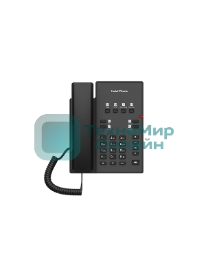 Телефон IP Fanvil H1 черный (H1 HOTEL PHONE) (упак.:1шт)