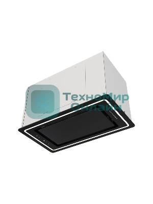 Встраиваемая вытяжка Kuppersberg, 52 см, сенсорное управление, пульт, 3 скорости, 950 м3/ч, круговая LED подсветка, таймер, черный