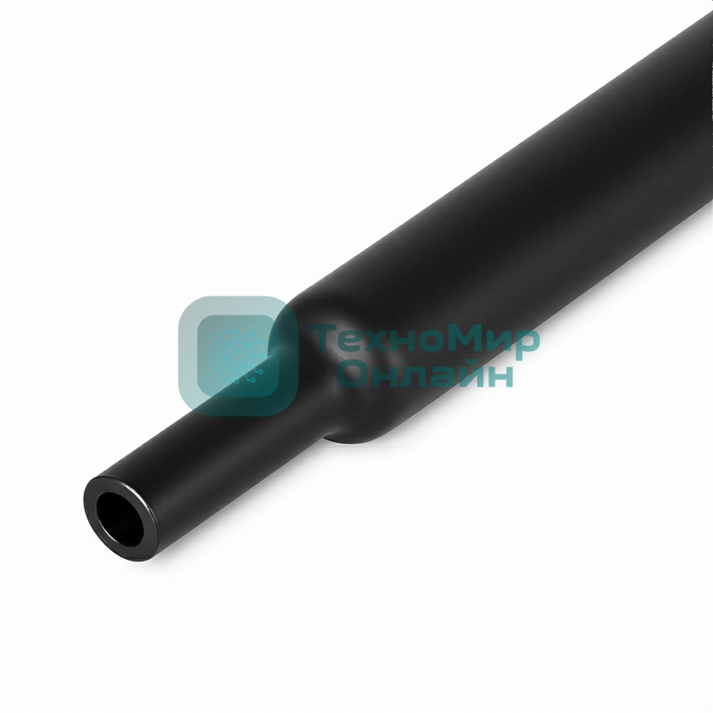 Трубка термоусаживаемая клеевая REXANT ТТК (3:1)-12/4 черная