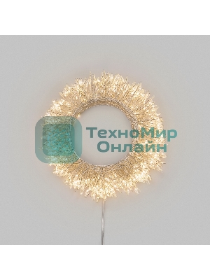 Гирлянда светодиодная Роса Фейерверк c трансформатором 6м 600 LED ТЕПЛЫЙ БЕЛЫЙ IP44 230В с пультом NEON-NIGHT