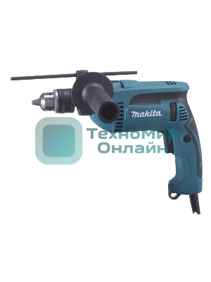 Дрель Makita HP1640, 680 Вт, сетевая, ударная