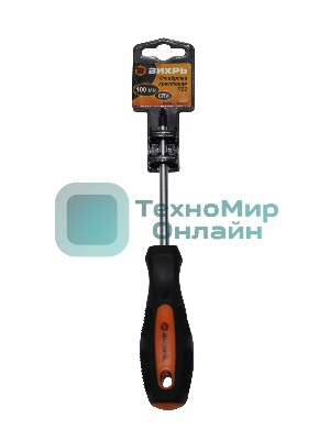 Отвертка крестовая ВИХРЬ PZ2, 100 мм
