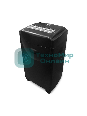 Шредер ГЕЛЕОС УМ42-4, DIN P-4 (4 ур-нь секр.), фрагмент 3,9х30мм, 18-21 лист (70г/м2), CD/пл.карты/скрепки/скобы, 42 л