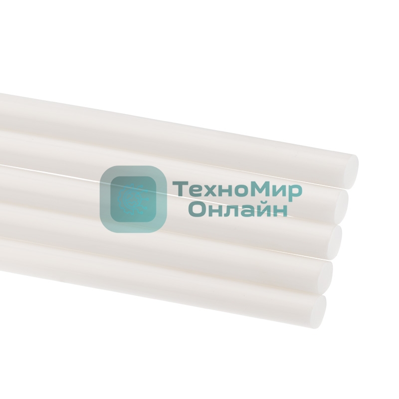 Стержни клеевые Rexant Ø 7 мм, 100 мм, прозрачные светящиеся (12 шт./уп.) (блистер)