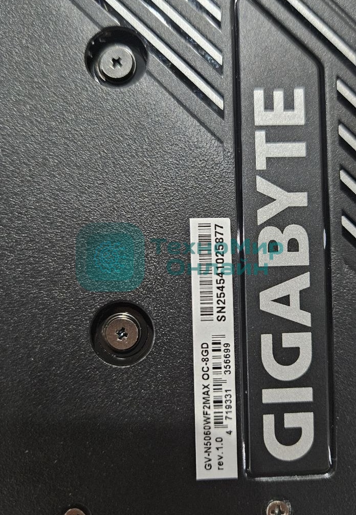 (Из ремонта, рабочий, гарантия 14 дней) Видеокарта Gigabyte GV-N5060WF2MAX OC-8GD RTX 5060 8Gb 128bit GDDR7 2512/28000 HDMIx1 DPx3 HDCP Ret