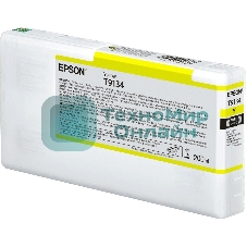 Картридж струйный Epson T9134 (C13T913400) желтый (200 мл) для SureColor SC-P5000, SC-P5000V