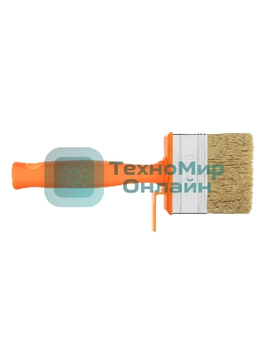 Кисть-ракля Sparta 30х70 мм, натуральная щетина, пластмассовый корпус, пластмассовая рукоятка