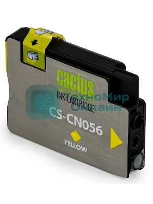 Картридж струйный Cactus CS-CN056 №933 желтый (14 мл) для HP OfficeJet 6600