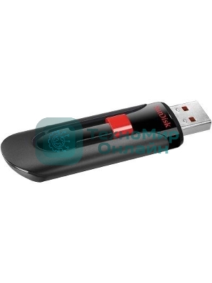 Флешка USB Sandisk 64Gb Cruzer Glide SDCZ60-064G-B35 USB 2.0 черный/красный
