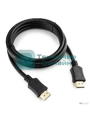 Кабель HDMI Cablexpert CC-HDMI4L-1.5M, 19M/19M, v2.0, Light, позол.разъемы, экран, 1.5м, черный, пакет