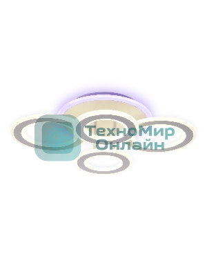 Потолочный светодиодный светильник FA8801 WH белый 123W 570*420*130 (ПДУ РАДИО 2.4)