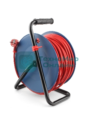 Удл. на пласт. катушке “Power Cube” IP20 16А 30м ПВС 3x1,5мм2 4 роз. с/з