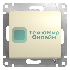 Механизм выключателя 2-кл. СП GLOSSA 10А IP20 10AX беж. SchE GSL000251