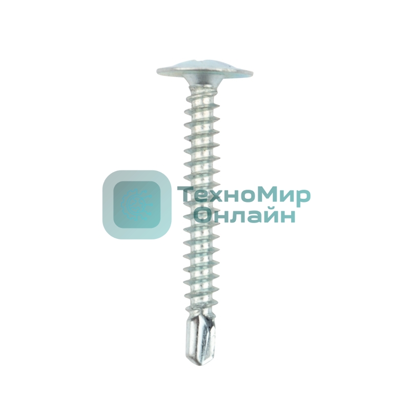 Саморез с прессшайбой Kranz ПШС сверло 4.2х32, упаковка поставщика (6 000 шт.)