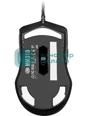 Мышь проводная Cooler Master MM-310-KKOL1 чёрный, 12000 dpi, USB Type-A, кнопки - 6