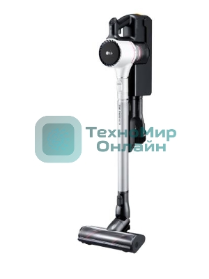 Пылесос вертикальный LG A9N-PRIME белый, питание от аккумулятора, 160 Вт, уборка сухая, пылесборник 0.44 л, работа от АКБ max 50 мин