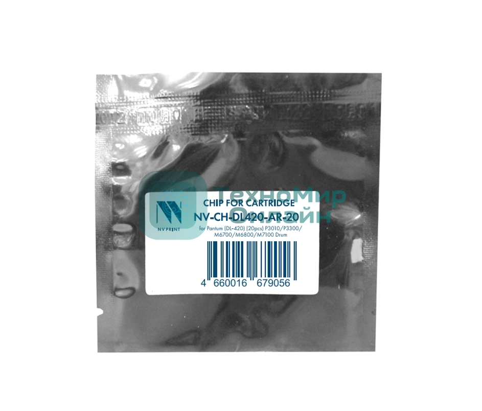 Чип NVPrint для Pantum (DL-420) (20шт) P3010/P3300/M6700/M6800/M7100 Drum (AutoReset, многоразовый)