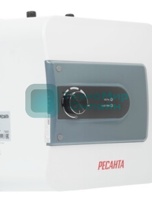Водонагреватель электрический Ресанта ВН-10В белый, накопительный, 10 л, 1,5 кВт
