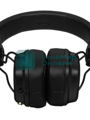 Беспроводные/проводные наушники Marshall Major IV черный, накладные, Bluetooth + проводной, беспроводная зарядка, до 80 ч
