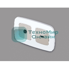 Лицевая панель OMEGA (Серо-бежевый матовый) для HDMI розетки QUANT OP3740
