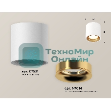 Светильник Ambrella Light XS7531024 SWH/PYG белый песок/золото желтое полированное MR16 GU5.3 (C7531, N7014)