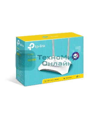 Роутер беспроводной TP-Link TL-WR840N N300 10/100BASE-TX белый