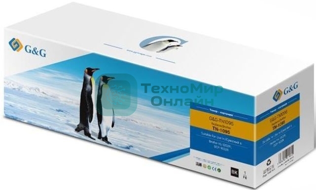 Картридж лазерный G&G GG-TN1095 черный (1500 стр.) для Brother DCP 1602/1602R