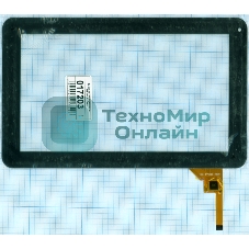 Сенсорное стекло (тачскрин) 198-3FPC(CS-3860), черное