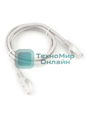 Патч-корд LSZH UTP Cablexpert PP31-1.5M cat.5e, 1.5м, литой, многожильный, серый